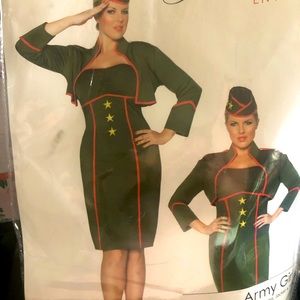 Army girl costume